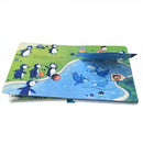 Peep Inside The Zoo Animal English Educational 3D Flap Picture Books Baby Children Reading Book