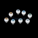 New Arrivals 2015 4 Pairs Round Acrylic Doll Eyes Eyeballs 8mm