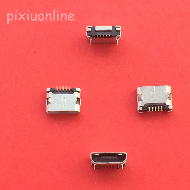 10pcs G19Y Micro USB 5pin Female Connector for Mobile Phone Micro USB Charging Socket Straight Mouth Sale at a Loss Russia