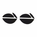 2 Sets/pack Black 0.6mm Mouse Feet Mice Skates For Logitech MX518 /G400 /G400S Mouse Good Quality