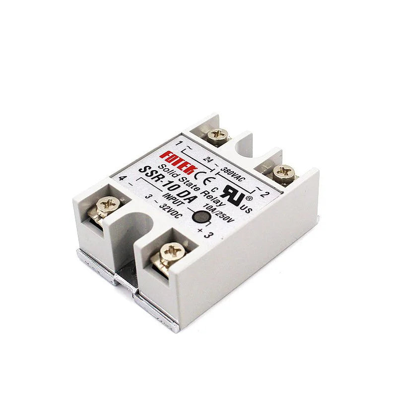 Solid State Relay SSR-10DA SSR-25DA SSR-40DA 10A 25A 40A Actually 3-32V DC TO 24-380V AC SSR 10DA 25DA 40DA