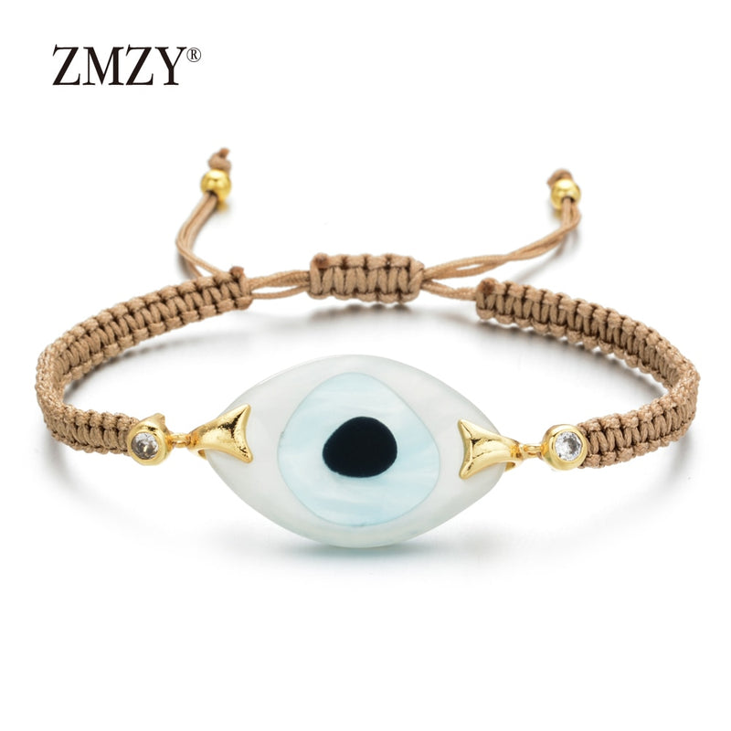 ZMZY Turkish Evil Eye Female Bracelet Women Bracelets Jewelry Charm Friendship Bracelets Boho Style Women Accessories