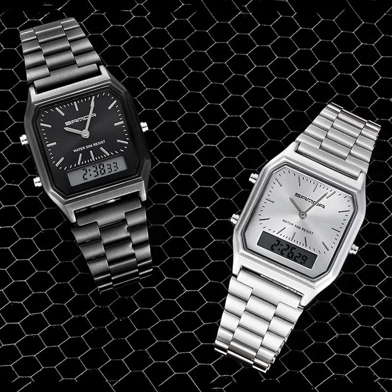 Luxury Sports Watches For Women White Ladies Quartz Digital Waterproof Wristwatches Female Clocks Electronic Relogio Feminino