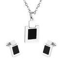 LUXUKISSKIDS Modeschmuckset Edelstahl Ohrring Halskette Dubai Hochzeit Brautschmucksets für Damen Mädchen Accessoires