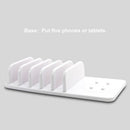 Multiple USB Phone Charger Mushroom Night Lamp Charging 5 Ports Station Stand Dock QC 3.0 Quick Charger for Mobile Tablet