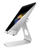Tablet Stand Adjustable,Aluminum Desktop Stand Holder Dock Compatible 4-13 inch Tablet for iPad 9.7,10.5,12.9,Kindle,Nexus