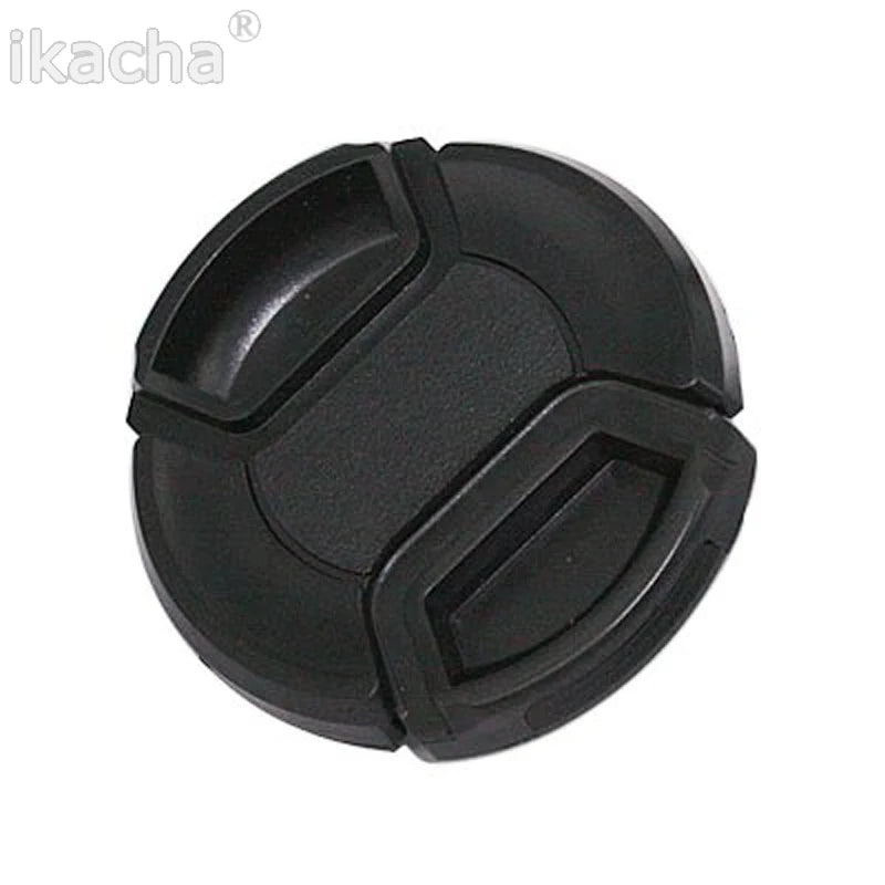 37 40.5 43 46 49 52 55 58 62 67 72 77 82mm Camera Lens Cap Snap-on Cap Cover With Anti-lost Rope For Nikon Canon Camera Lens