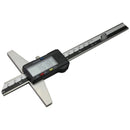0-150mm 6" Stainless Steel Metric Imperial Digital Depth Vernier Caliper Micrometer  Electric Digital Depth Gauge