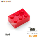10pcs/lot DIY Blocks Building Bricks Thick 2X3 Educational Assemblage Construction Toys for Children Size Compatible With Brand
