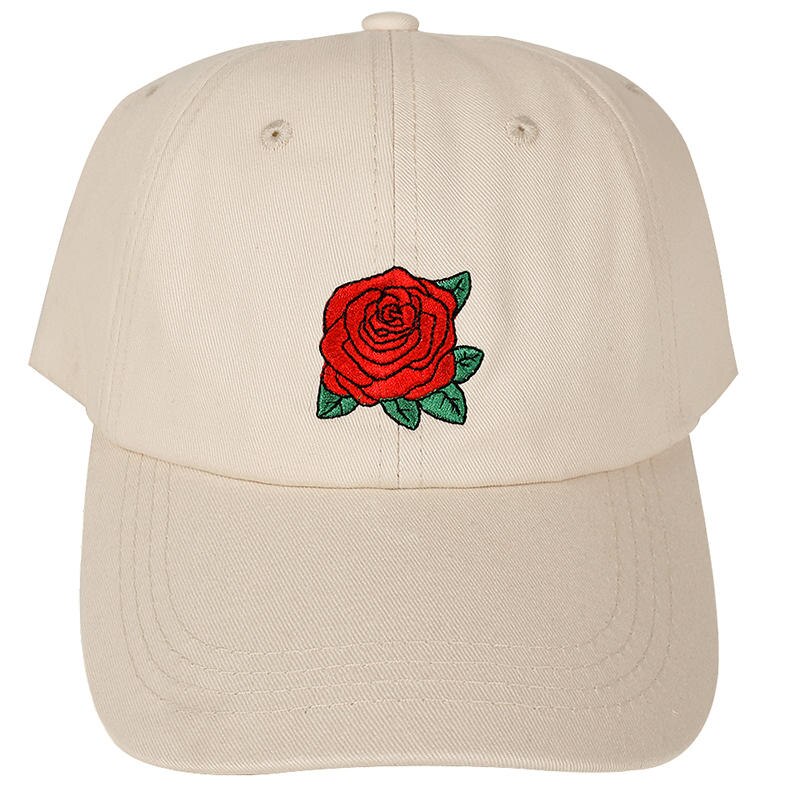 2018 new Red Rose Flower Baseball Cap Women Snapback Cap With Dad Hat Female Hip Hop Sun Summer brand cap hats wholesale