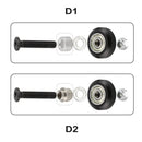 1Set Strong Solid V wheel Kit for Openbuilds V-Slot rail,OX CNC, solid wheel Linear Extrusion 3D Printer RepRap CNC