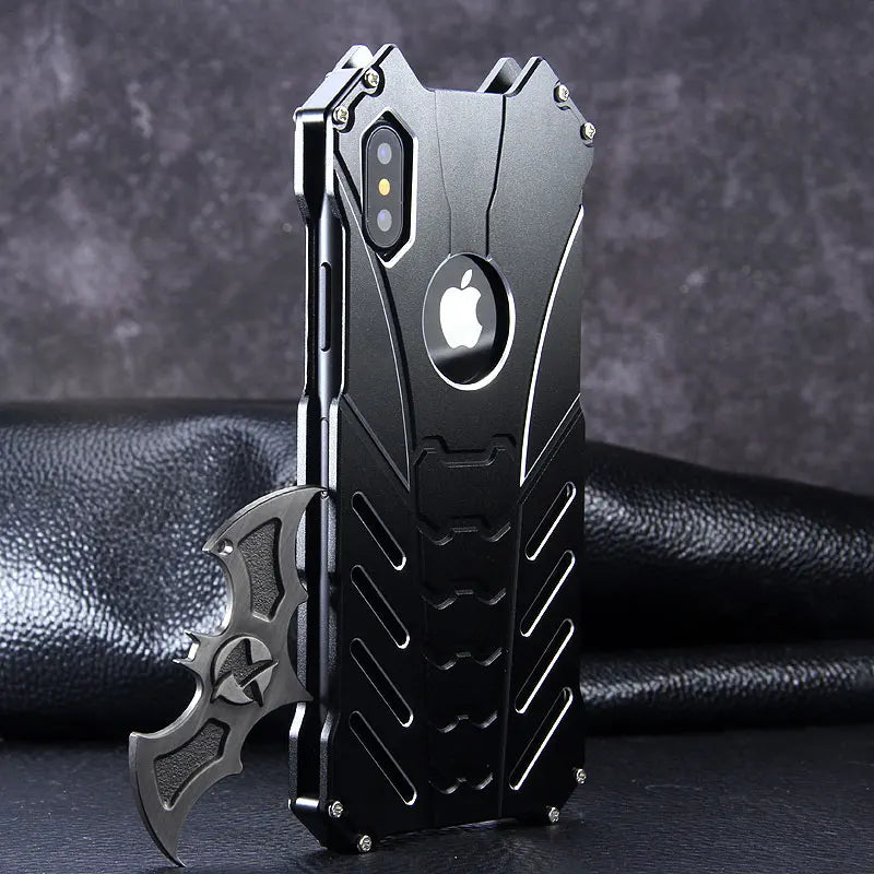 Aluminum Metal Heat reducing hollow out  Case For Apple IPhone 15 Pro Max 11 12 13 14 PRO MAX Armor Shockproof Cover shell