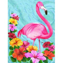 HOMFUN Full Square/Round Drill 5D DIY Diamond Painting "Animal flamingo" 3D Embroidery Cross Stitch 5D Home Decor Gift