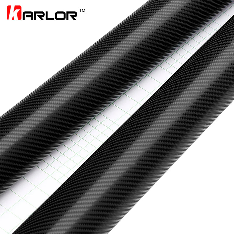 1.52mX1/2/17m 4D Carbon Fiber Vinyl Film Car Styling Wrapping Sheet Roll Film Automobiles DIY Car Hood Roof Stickers Accessories