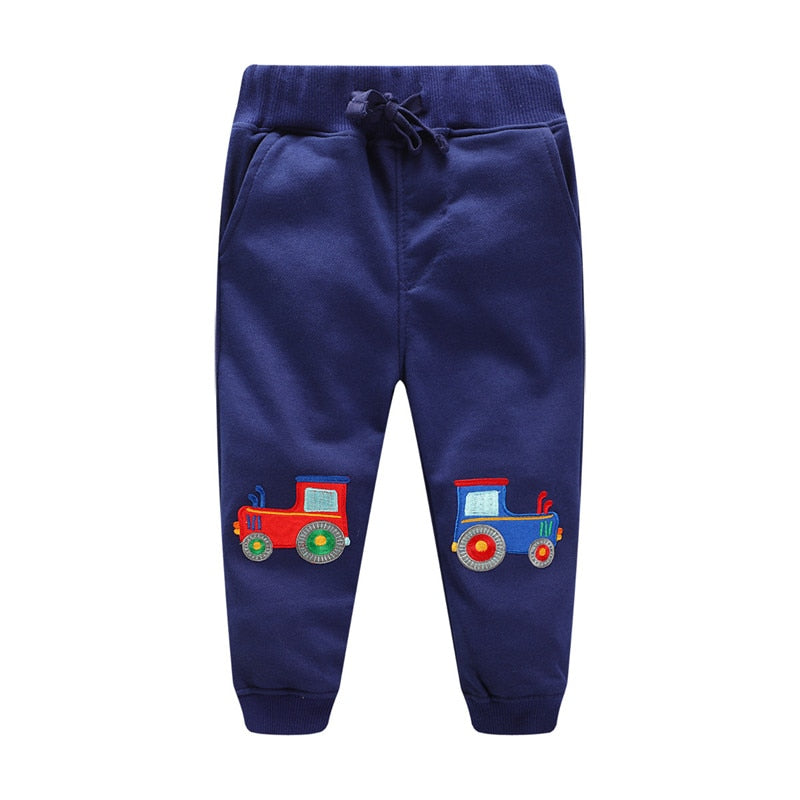 Jumping Meters Animals Boys Trousers Pants Baby  Clothes Dinosaurs Sweatpants For 2-7t Tears Boys Full Pants Kids Trousers