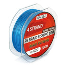 DAGEZI Super Starke 4-fach geflochtene Angelschnur 300M/330YDS 100% PE 10-80LB Multifile Angelschnur Karpfenangeln Salzwasser
