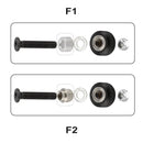 1Set Strong Solid V wheel Kit for Openbuilds V-Slot rail,OX CNC, solid wheel Linear Extrusion 3D Printer RepRap CNC