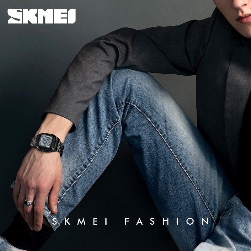 SKMEI Military Sports Watches Electronic Mens Watches Top Brand Luxury Male Clock Waterproof LED Digital Watch Relogio Masculino