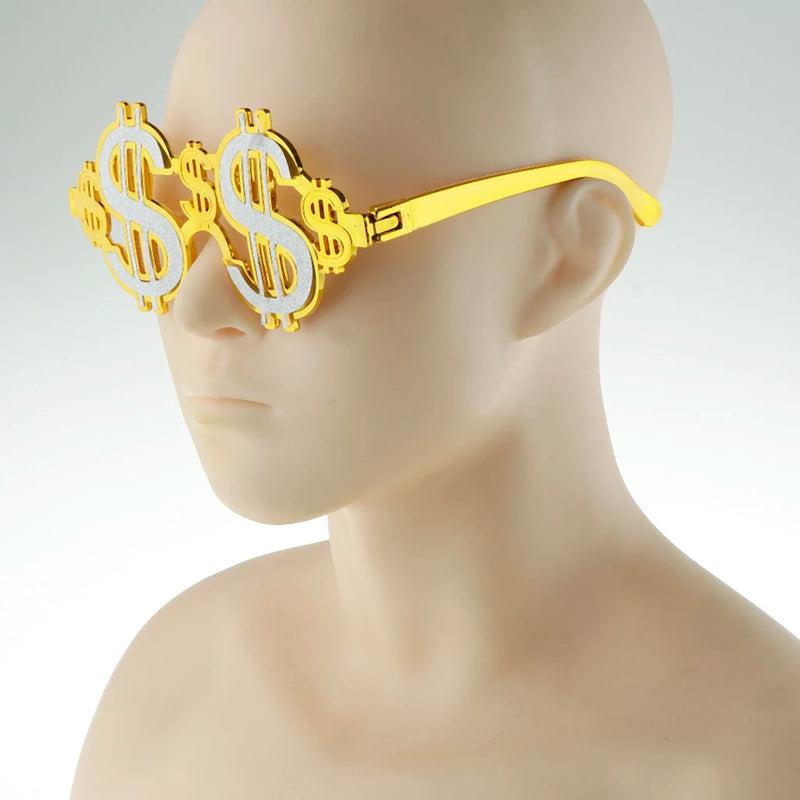 Glitter Money Sunglasses Party Favor Gift Photo Booth Costume Accessories Costume Glasses