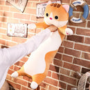 1pc 60/90cm long Cat Pillow Plush toy soft cushion stuffed animal doll sleep Sofa Bedroom Decor Kawaii Lovely gifts for kids