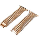 Band For Apple Watch Bracelet 38mm 40mm 42mm 44mm 41mm 45mm 49mm Beads Metal Watchband iWatch Strap Series 3 4 5 6 7 SE 8 Ultra