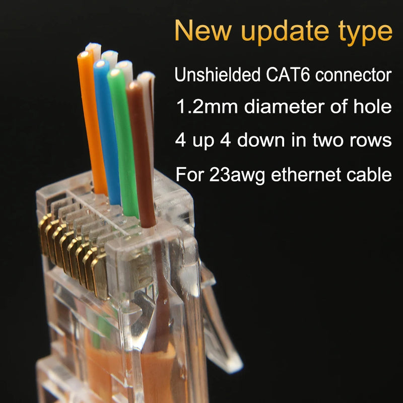 xintylink rj45 connector cat6 ethernet cable plug cat5e rg45 network utp RG RJ 45 cat 6 unshielded cat5 jack modular keystone