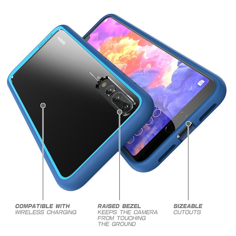 SUPCASE For Huawei P20 Pro Case UB Style Series Anti-knock Premium Hybrid Protective TPU Bumper + PC Clear Back Cover Case