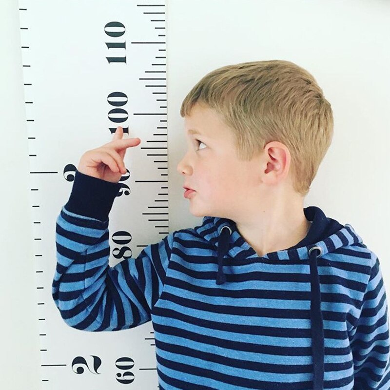 Wooden Wall Hanging Wall Sticker For Kids Room Decoration Height Measure Ruler Wallpaper Baby Growth Chart Decor On The Wall