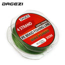 DAGEZI Super Starke 4-fach geflochtene Angelschnur 300M/330YDS 100% PE 10-80LB Multifile Angelschnur Karpfenangeln Salzwasser