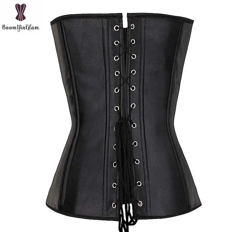 Coffee Steampunk Corset Women Sexy Neck Strap Black Gothic Corsets And Bustier Overbust Outwear corselet Top Fashion Corselet