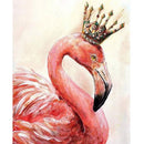 HOMFUN Full Square/Round Drill 5D DIY Diamond Painting "Animal flamingo" 3D Embroidery Cross Stitch 5D Home Decor Gift