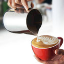 Milchaufschäumkännchen aus Edelstahl Espressokännchen Barista Craft Kaffeelatte Milchaufschäumkännchen Kanne 350 600 1000ml