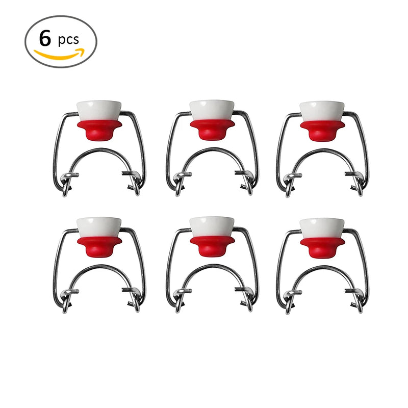 6Pcs Ez Cap Flip Top Stopper Root Beer Bottles Replacement Swing Tops Homebrew Brewing Wine Stoppers