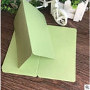 10pcs/pack DIY Blank Foldable Cards Hand Drawing Doodle Paper Cards Happy Birthday Card Greeting Cards