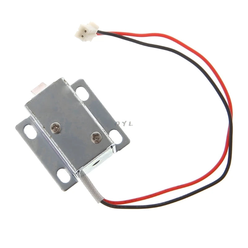 Electronic Lock Catch Door Gate 12V 0.4A Release Assembly Solenoid Access Control