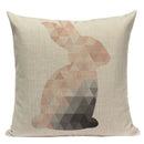2021 Nordic Pop Geometry Cushion Cover Home Decorative Pillows Animals Car Sofa Throw Pillows Linen Print Custom Pillowcase