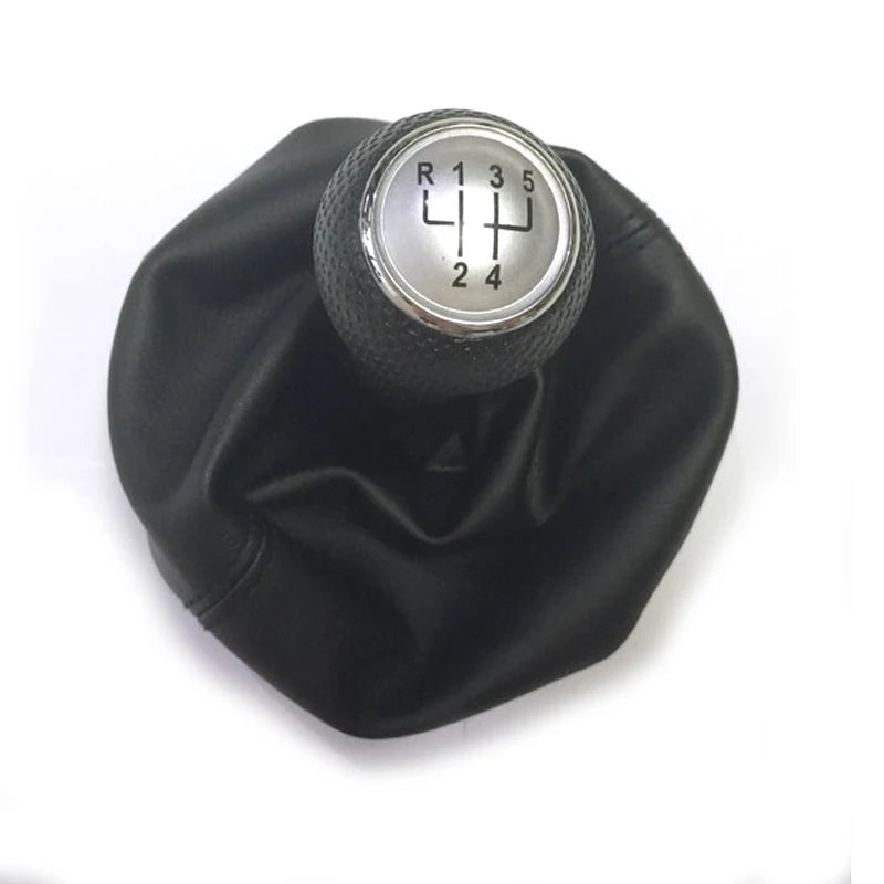 5 and 6 Speed Car Gear Shift Knob Gaiter Boot Cover for Volkswagen Golf 3 MK3 LUPO POLO Long  type 12mm Black stitching