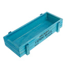 1PCS Vintage Wood Garden Flower Planter Succulent Pot Rectangle Trough Box Plant Bed
