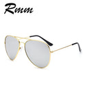 RMM Fashion Sunglasses Women brand designer metal Reflective Sun Glasses Men Mirror oculos de sol