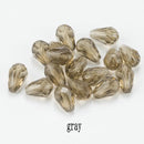 60/70PCS 8/10mm Crystal Tear Drop Shape Beads for Jewelry Making Waterdrop AB Glass Beads Loose Jewellery Beads DIY Bracelets