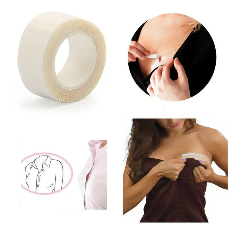 3/5/9 Meters Double Sided Adhesive Safe Body Tape Clothing Clear Lingerie Bra Strip Medical Waterproof Tape