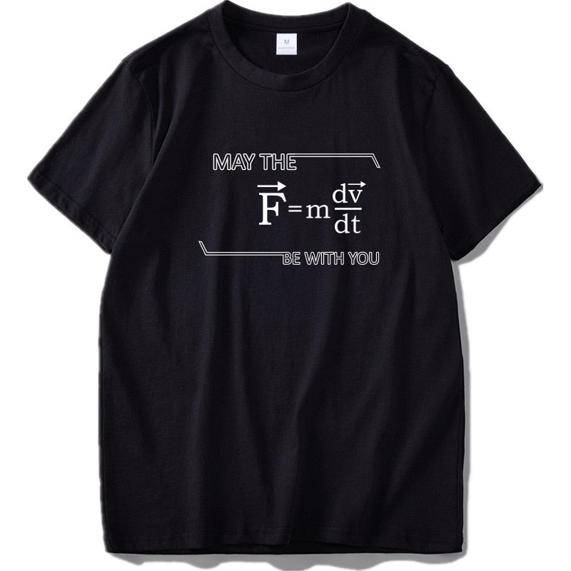 Physics T shirt God Says Maxwell Equations And Then There Was Light Nerd Design 100% Cotton Geek Science Tshirt EU Size