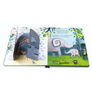 Peep Inside The Zoo Animal English Educational 3D Flap Picture Books Baby Children Reading Book