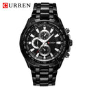 CURREN 8023 Quartz Watch Men Waterproof Sport Military Watches Mens Business Stainless Steel Wristwatch Male Clock reloj hombre