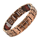 Escalus Men's Black Pure Titanium Magnetic For 4in1 Magnets Negative Ions Germanium Health Bracelets Jewelry