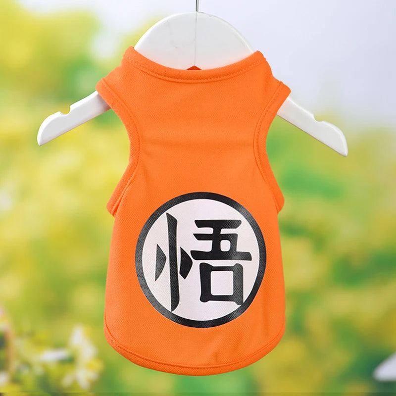 Pet Cat Clothes for Cats Summer Vest T-Shirt Dog Cat Clothes Costume for Small Dogs Cartoon Vest for Puppy 35
