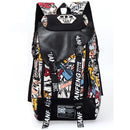 Graffiti Laptop Backpack Men Canvas School Bag Teenage Boys Large Cartoon Letters Printing Backpacks Travel Bags mochila XA1788C