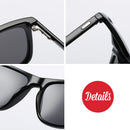 VIVIBEE Quadratische Sonnenbrille Polarisierte Herren 2024 Trendiges Design UVA UVB Schutz Sonnenbrille Damen Fahrer Polarisierte Brille