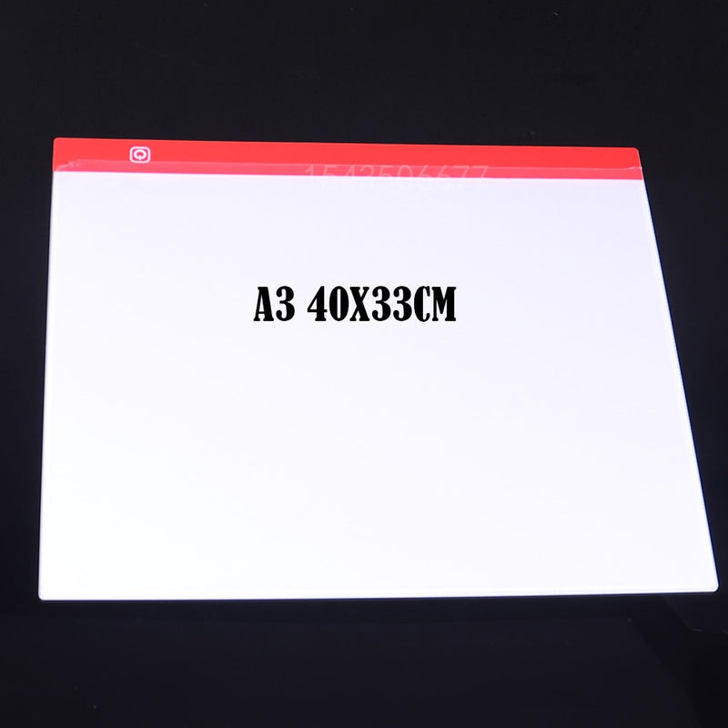 A2/A3/A4/A5 Size Three Level Dimmable Led Light Pad,Tablet Eye Protection for Diamond Painting Embroidery Tools Accessories