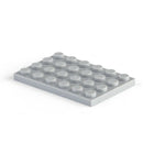 5pcs/lot DIY Blocks Building Bricks Thin 4X6 Educational Assemblage Construction Toys for Children Size Compatible With Brand